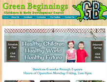 Tablet Screenshot of greenbeginningschicago.com